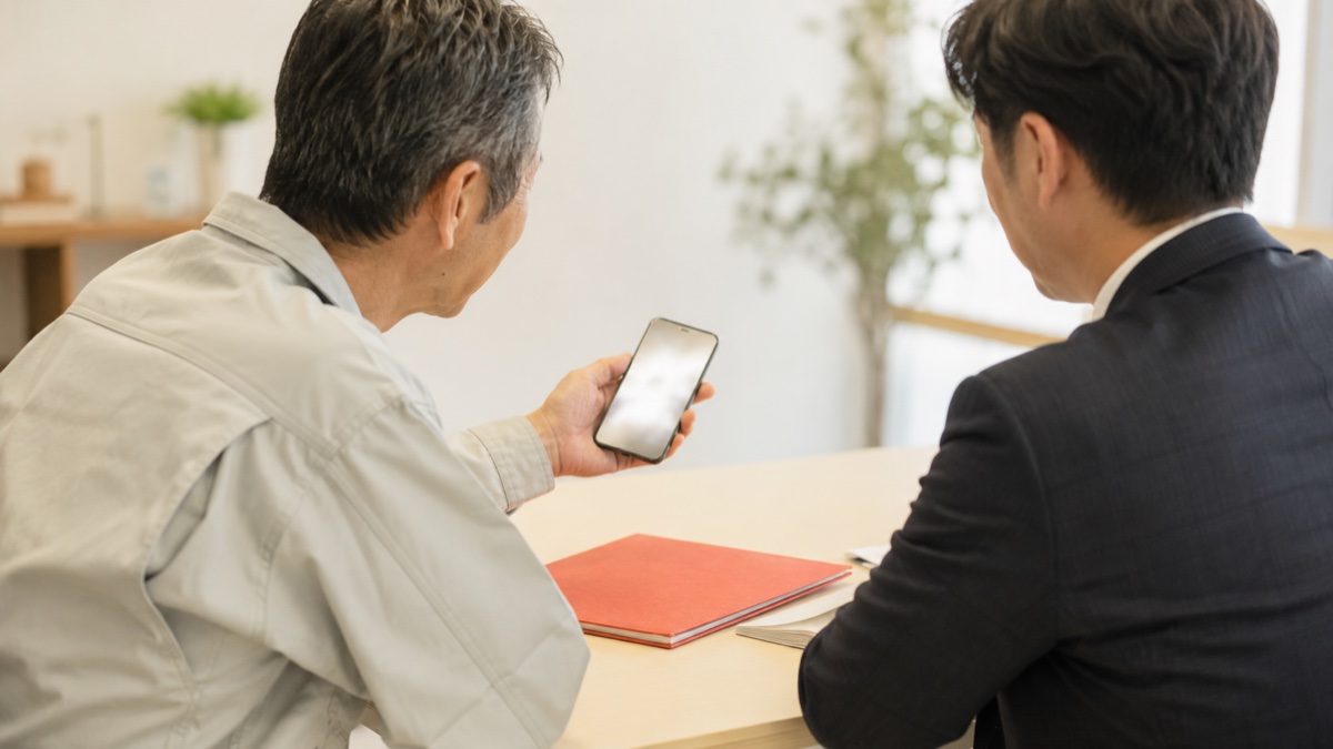 単発依頼と顧問契約を専門家に相談する場面のイメージ写真